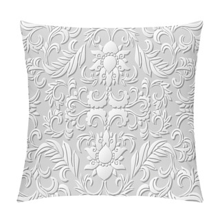 Personality  3D Paper Art Pattern Botanic Garden Flower Vine Leaf Pillow Covers