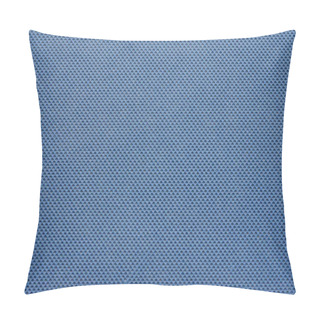 Personality  Texture Of A Synthetic Grid Blue Color Pillow Covers