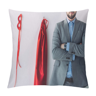 Personality  Super Businessman Pillow Covers