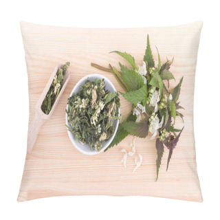 Personality  White Dead Nettle Pillow Covers