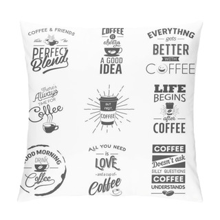 Personality  Set Of Vintage Wine Typographic Quotes Pillow Covers