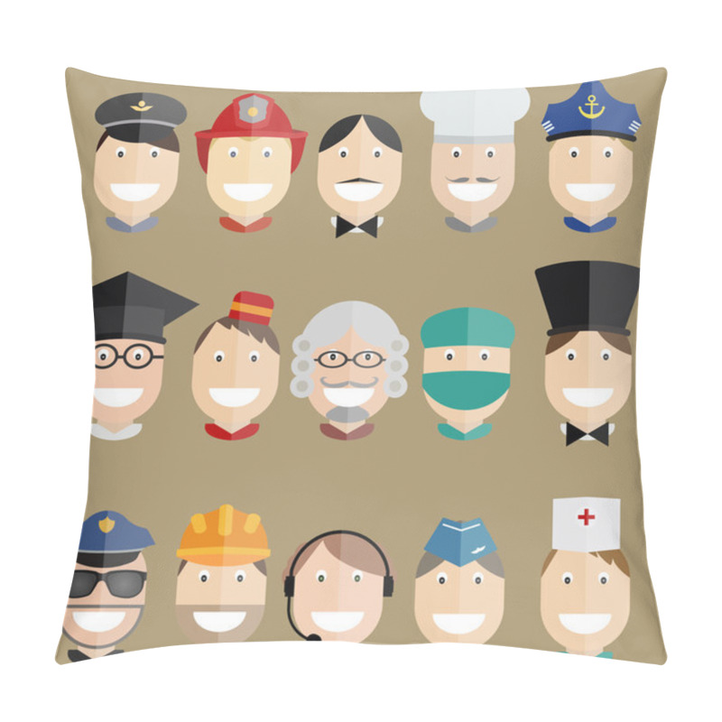 Personality  professional people set pillow covers