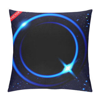 Personality  Vector Abstract Background With Luminous Backdrop Pillow Covers