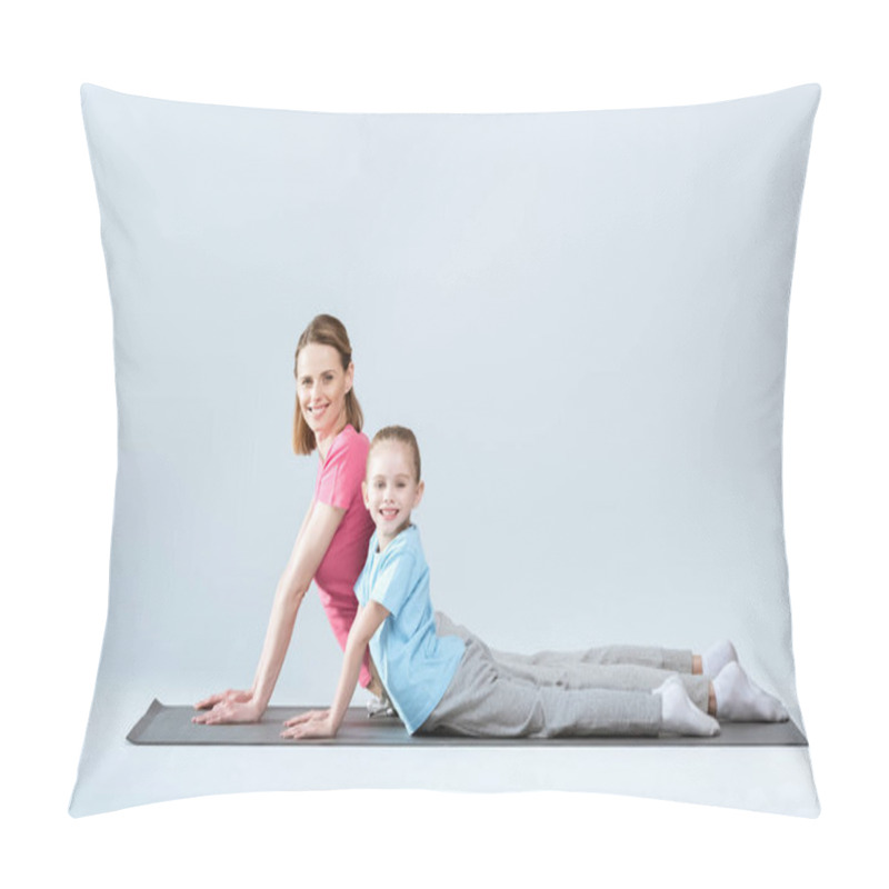 Personality  Sporty Mother And Daughter Pillow Covers