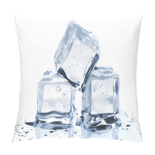 Personality  Three Melting Ice Cubes Pillow Covers