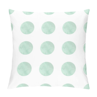 Personality  Watercolor Circles In Pastel Colors Pillow Covers