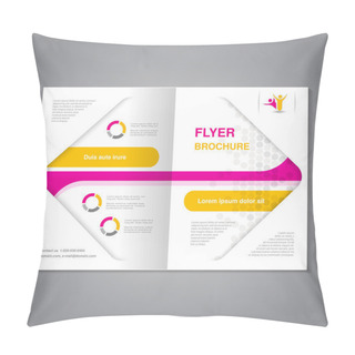 Personality  Modern Brochure Design Pillow Covers