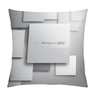 Personality  Square Blank Background - Vector Design Concept Pillow Covers