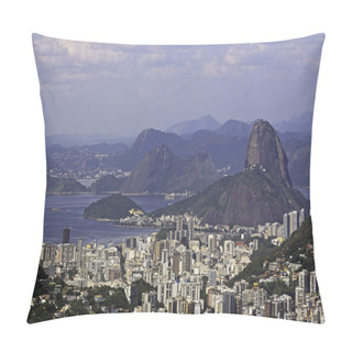 Personality  Viw Of Sugar Loaf In Rio De Janeiro Pillow Covers