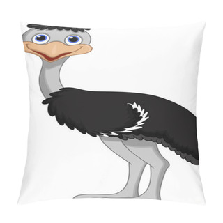 Personality  Ostrich Cartoon Pillow Covers