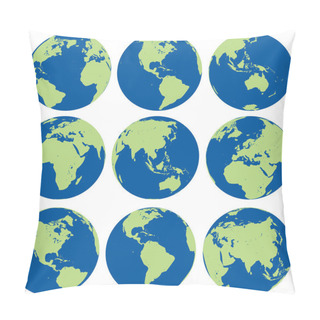 Personality  Globes Pillow Covers