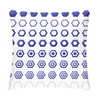 Personality  Hexagon Set Pillow Covers