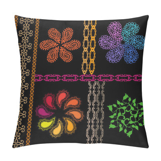 Personality  Spring Flowers. Bohemian Seamless Pattern. Pillow Covers