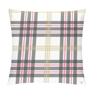 Personality  Tartan Seamless Pattern Background, Vector Illustration Pillow Covers