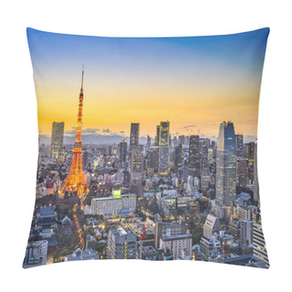 Personality  Tokyo Japan City Skyline Pillow Covers