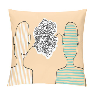 Personality  Communicating A Message Pillow Covers