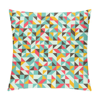 Personality  Seamless Pattern With Triangles And Rhombuses. Pillow Covers