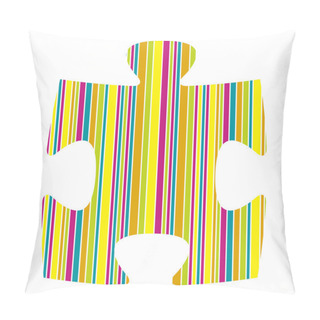 Personality  The Expressive Puzzle Piece Decoration Pillow Covers