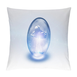 Personality  Sphere Contains Storm Cloud Pillow Covers