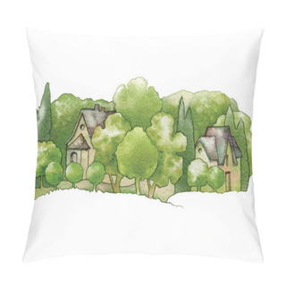 Personality  Summer Landscape. Pillow Covers