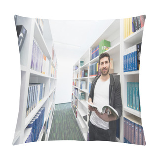 Personality  Student Study  In School Library Pillow Covers