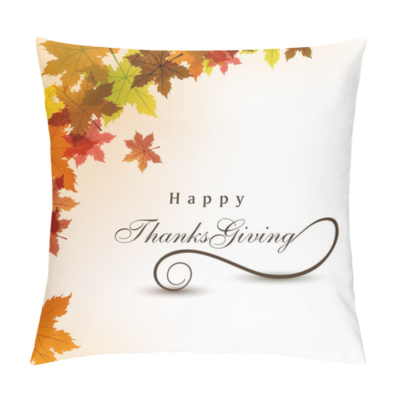 Personality  Thanksgiving background. EPS 10. pillow covers