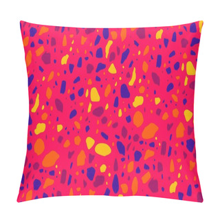 Personality  Abstract Background With Hearts. Illustration. Pillow Covers