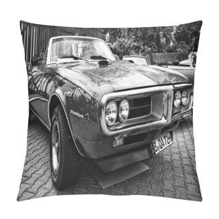 Personality  Car Pontiac Firebird (black And White) Pillow Covers