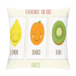 Personality  Cartoon Characters Of Fruits Pillow Covers