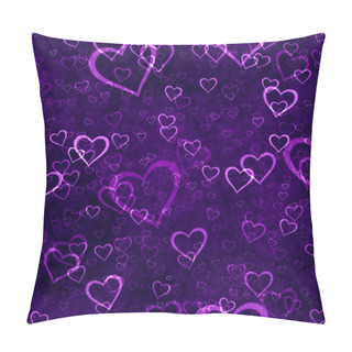 Personality  Seamless  Pattern  With Hearts Pillow Covers