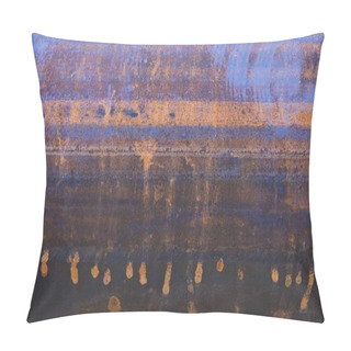 Personality  Rusty Metallic Background Pillow Covers