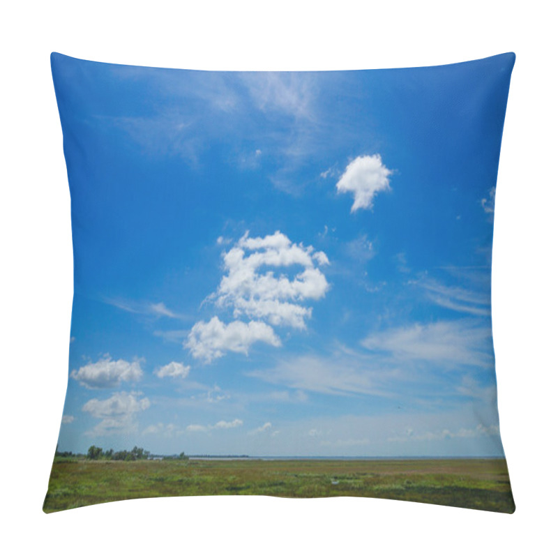 Personality  Clouds In The Blue Sky Pillow Covers