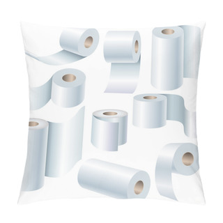 Personality  Paper Roll Set Pillow Covers
