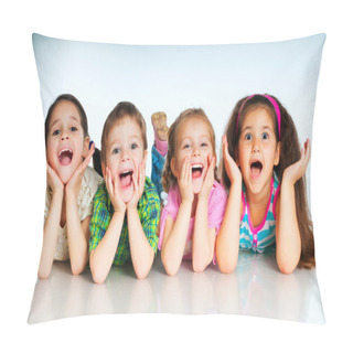 Personality  Small Laughing Kids Pillow Covers