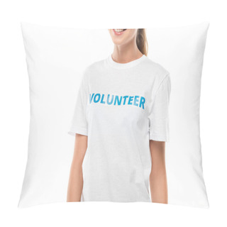 Personality  Smiling Female Volunteer Pillow Covers