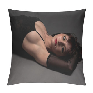 Personality  Beauty Brunette Pillow Covers