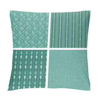 Personality  Elegant Teal Pattern Collection Pillow Covers
