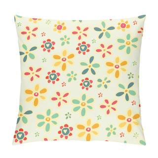 Personality  Spring Flower Seamless Pattern. Pillow Covers