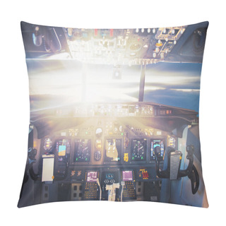 Personality  Pilot Controls In Aircraft Pillow Covers