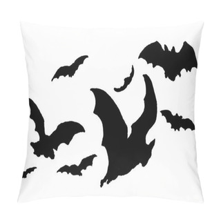 Personality  Flying Bats In The Sky Pillow Covers