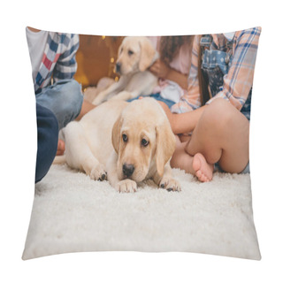 Personality  Little Cute Labrador Puppy Pillow Covers