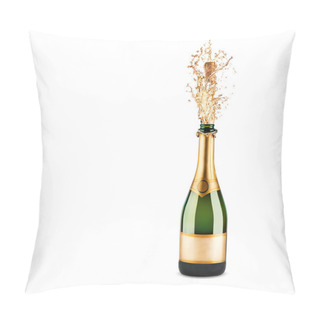 Personality  Bottle Of Champagne Pillow Covers