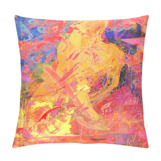 Personality  Abstract On Glass Pillow Covers