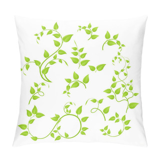 Personality  Green Branches Pillow Covers