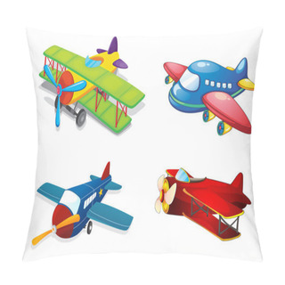 Personality  Various Air Planes Pillow Covers