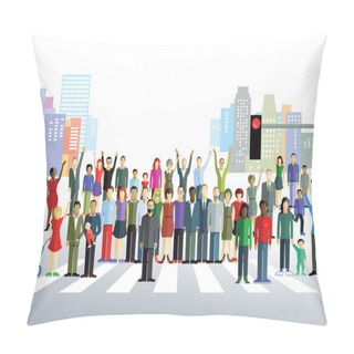 Personality  Townspeople Pillow Covers