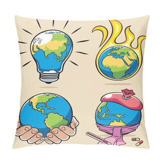 Personality  Ecology Concepts 3 Pillow Covers