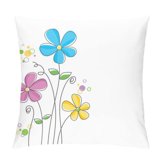Personality  Vector Flower Background Pillow Covers