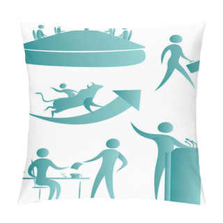 Personality  Business Growth, Development Pillow Covers