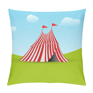 Personality  Tent With Flag Pillow Covers